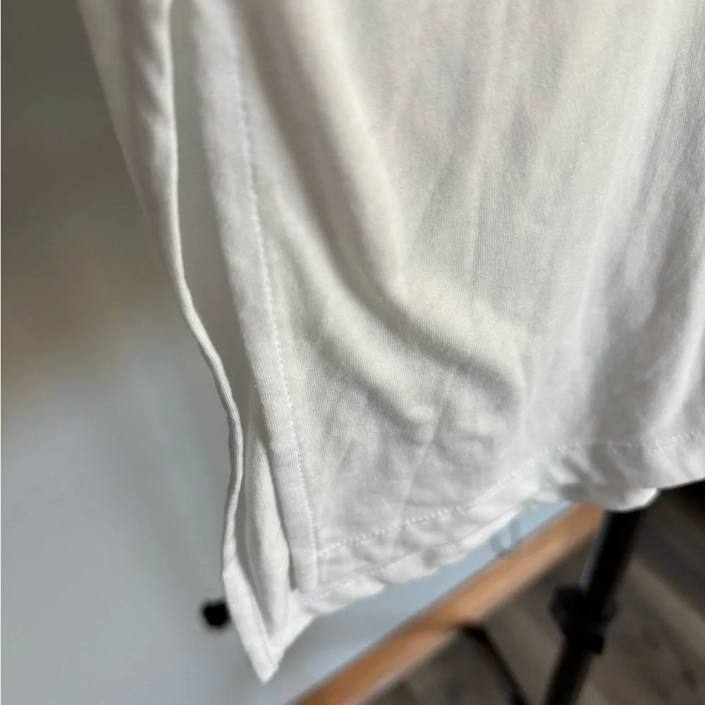 Nike White Long Sleeve Top